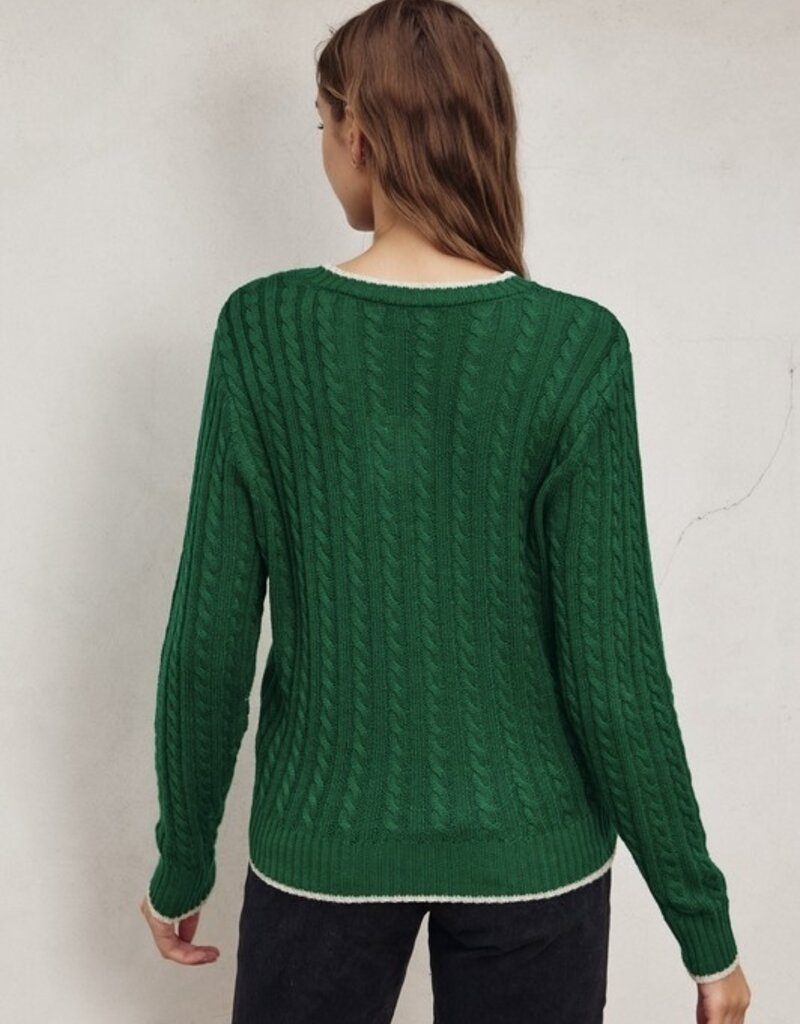 Hailey cable sweater