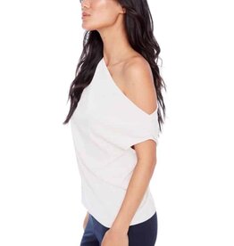 lily satin asymmetric top