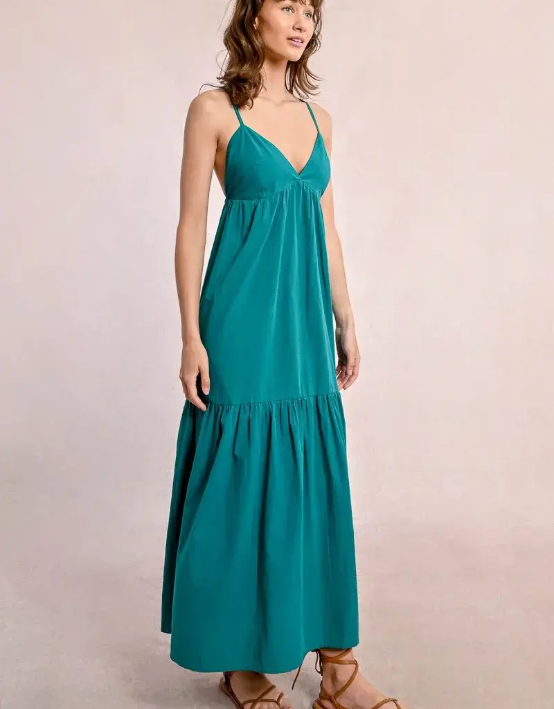 Cross back summer dress