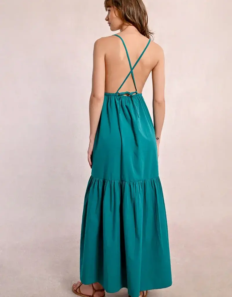 Cross back summer dress