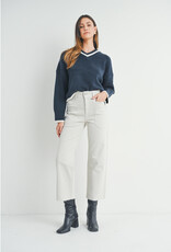 Utility wide leg  jean