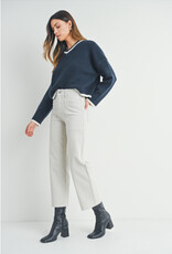 Utility wide leg  jean