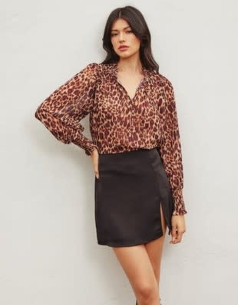 Leopard blouse