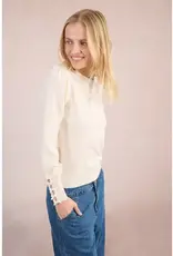 Bow back knit sweater