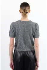 Sparkle bow sweater s/s
