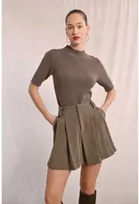 Mockneck s/slv sweater