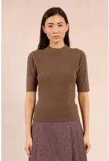 Mockneck s/slv sweater