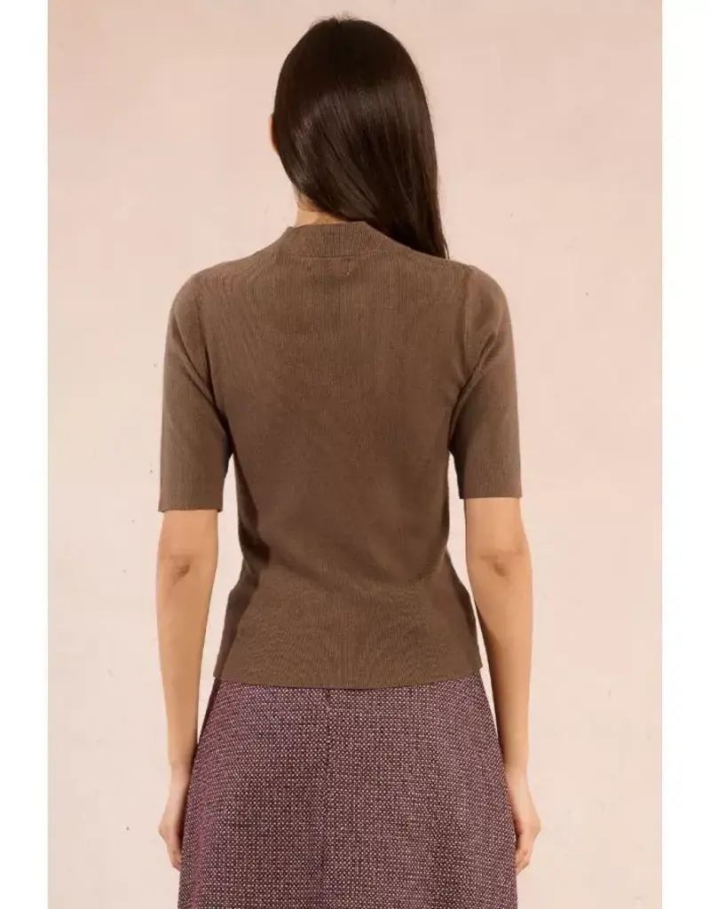 Mockneck s/slv sweater