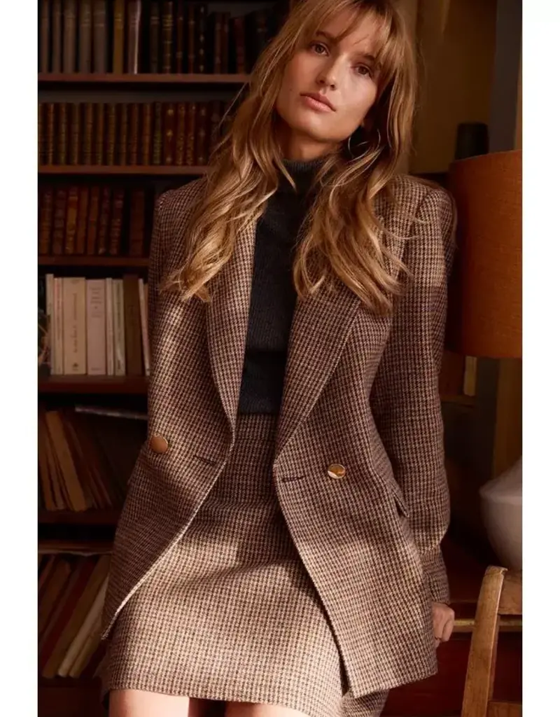 Tweed  double breasted blazer