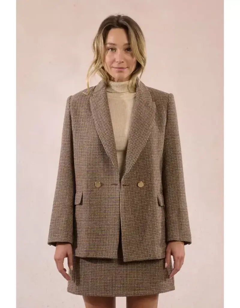 Tweed  double breasted blazer