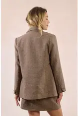 Tweed  double breasted blazer