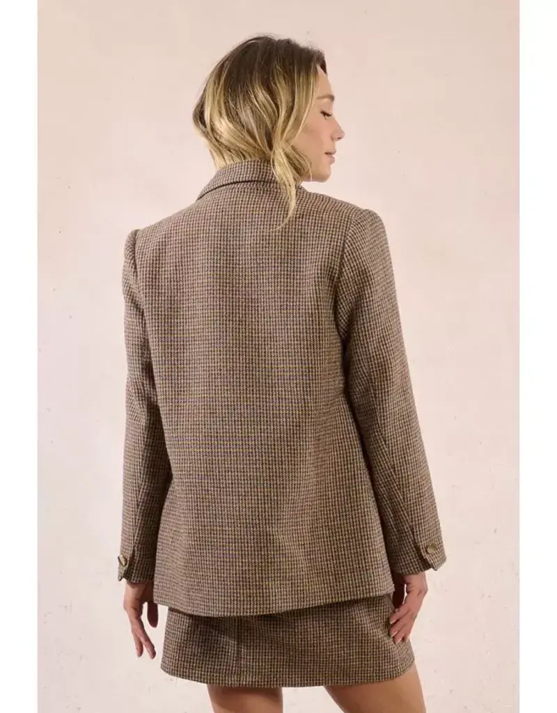 Tweed  double breasted blazer
