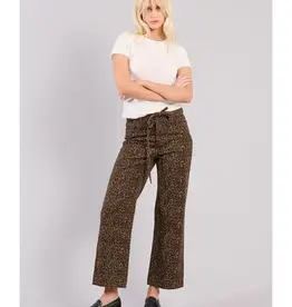 Leopard denim