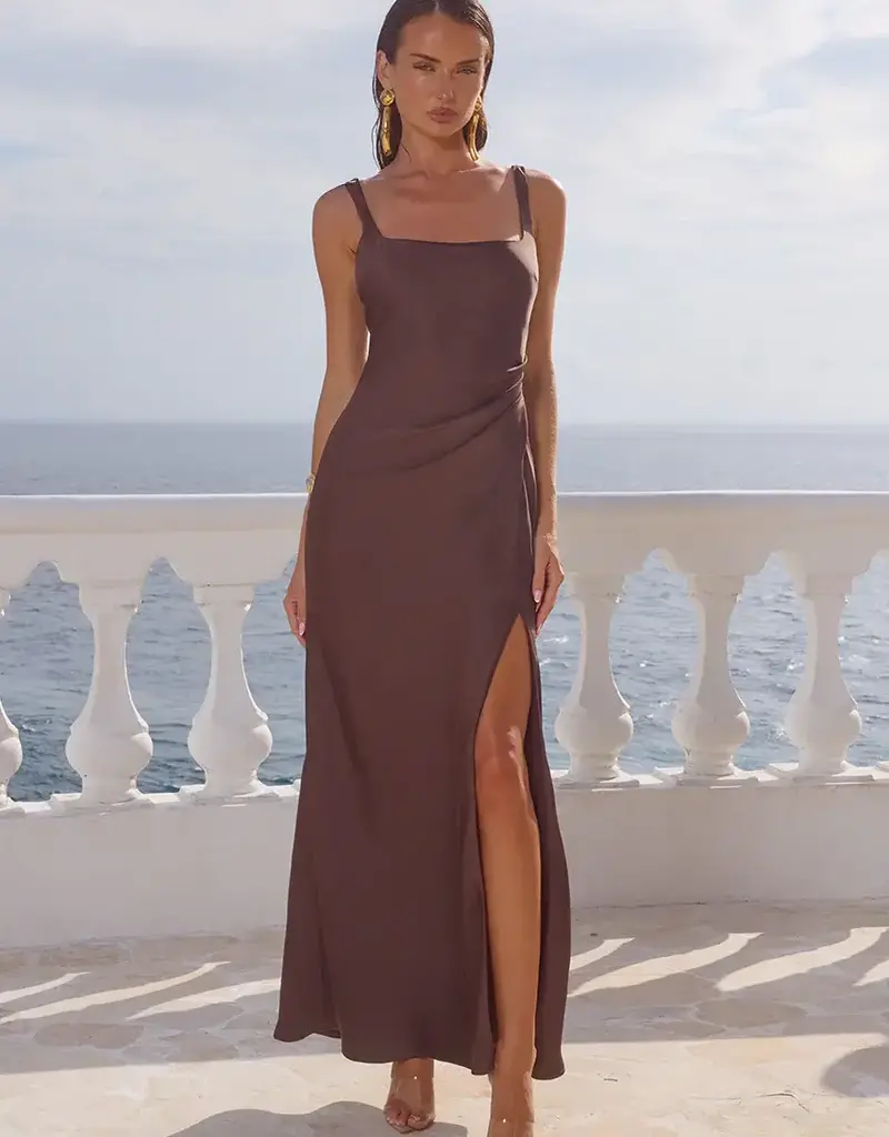 Esme high split maxi