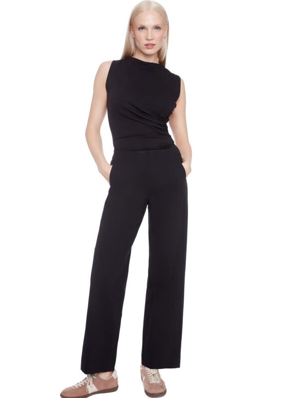 solid compression wide-leg