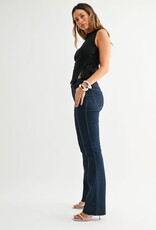 Slim bootcut scissors cut