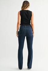 Slim bootcut scissors cut