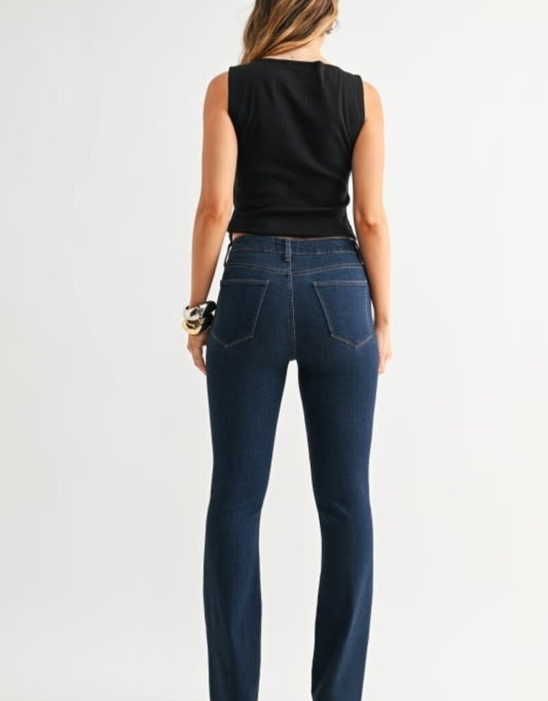 Slim bootcut scissors cut