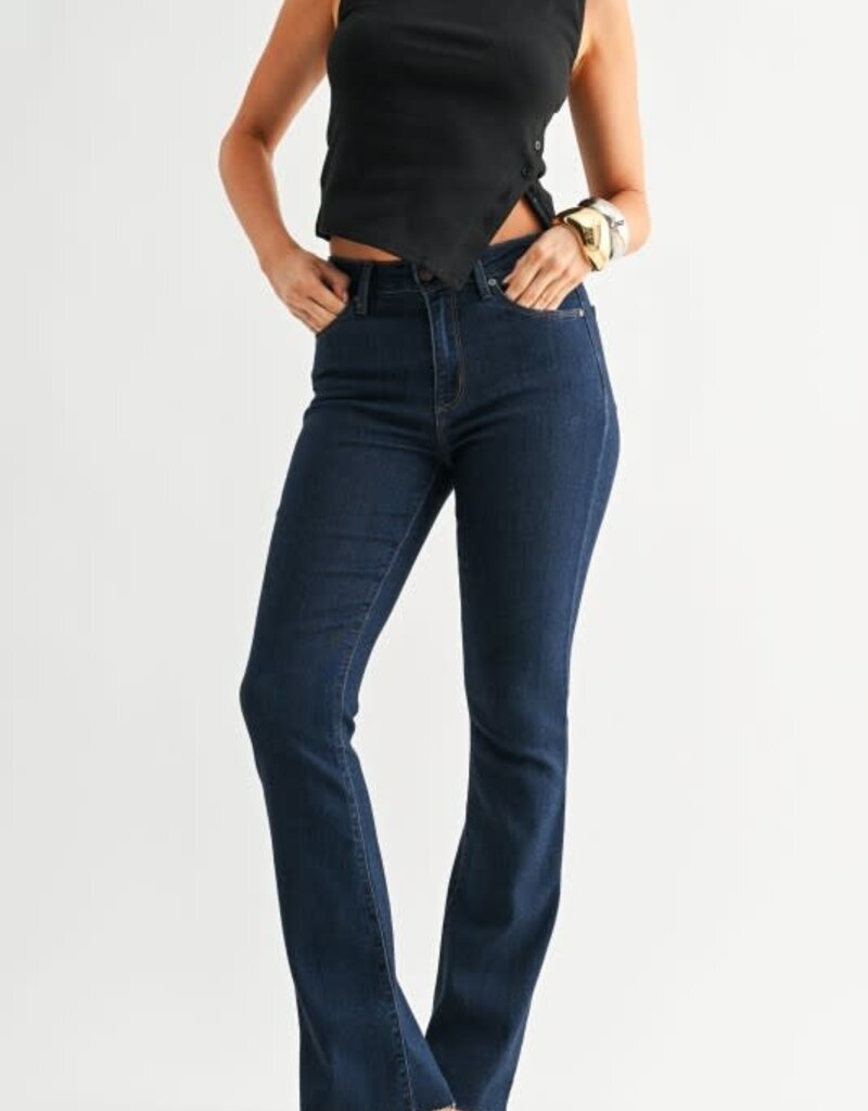 Slim bootcut scissors cut