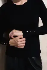 Scallop neck sweater