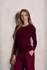 Scallop neck sweater