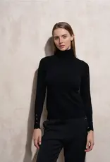 Copy of T neck sweater w/button