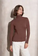 Copy of T neck sweater w/button