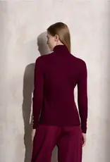 Copy of T neck sweater w/button