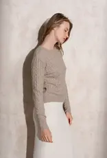 Cable knit sweater