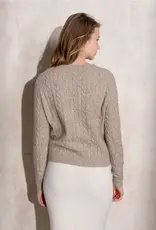Cable knit sweater