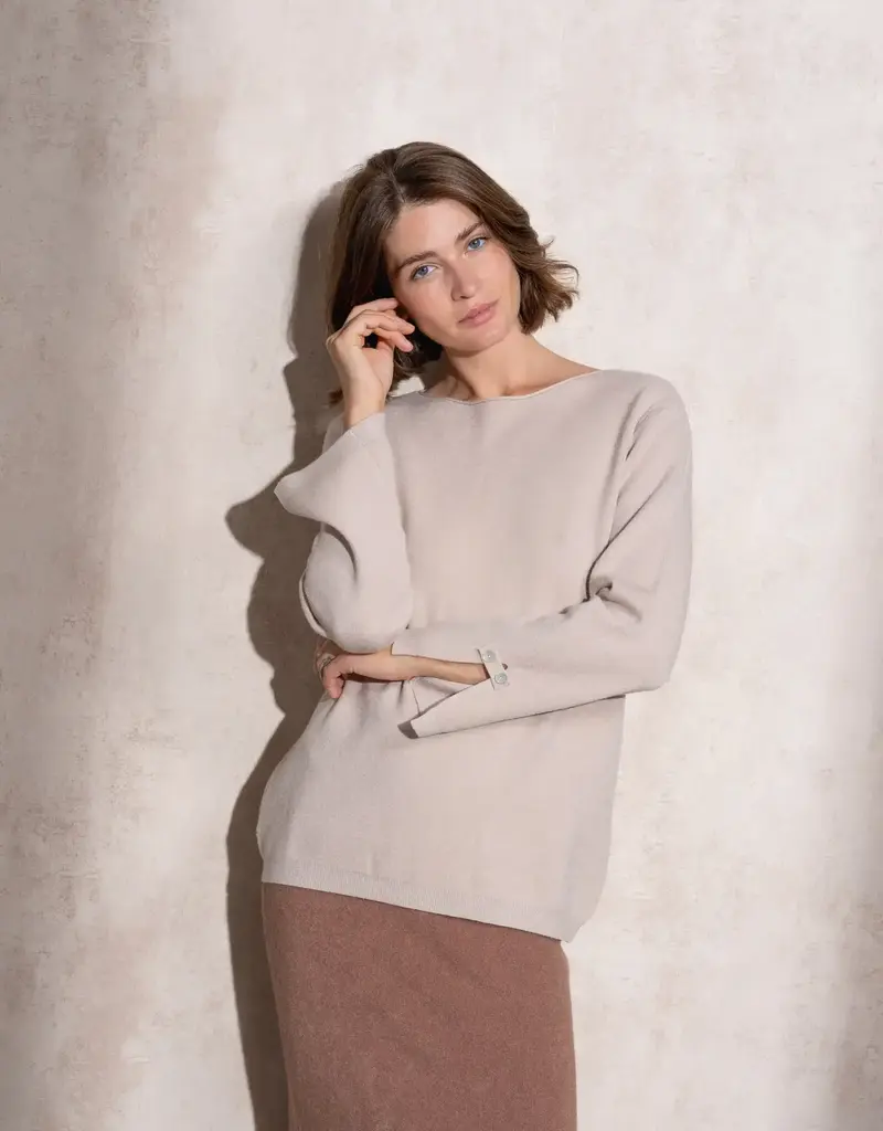 Slit slv detail sweater