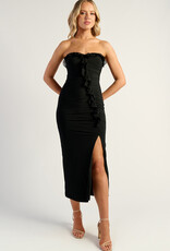 Style State Ruffle strapless dress