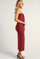 Style State Ruffle strapless dress