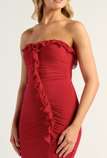 Style State Ruffle strapless dress