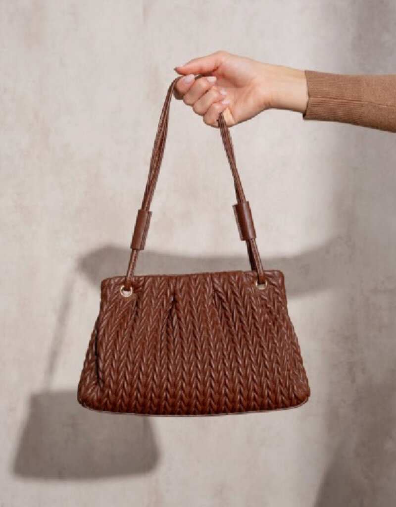 Braided hand bag