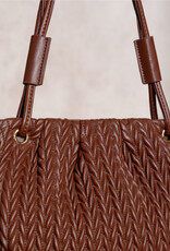 Braided hand bag