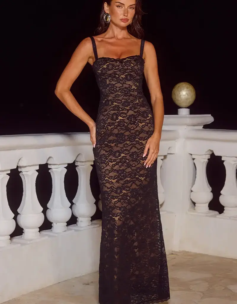 Hailee lace maxi dress
