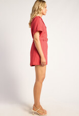 Belted jumpsuit s/s