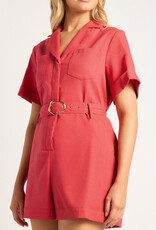 Belted jumpsuit s/s