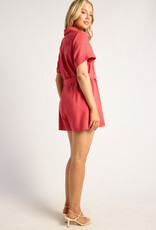Belted jumpsuit s/s