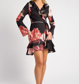 Ruffle floral dress
