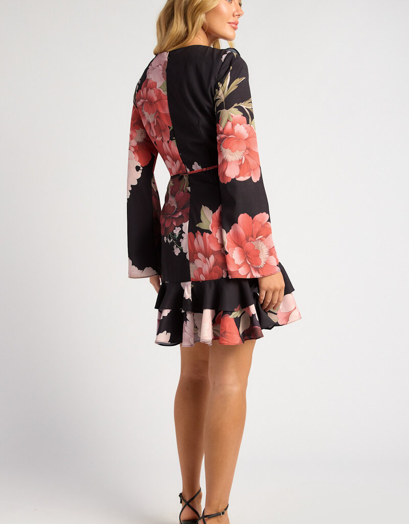 Ruffle floral dress