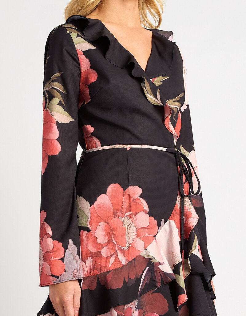 Ruffle floral dress