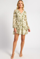 Chiffon floral dress