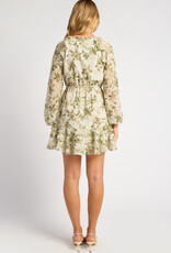 Chiffon floral dress