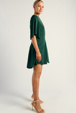 Wrap bell slv dress