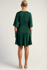 Wrap bell slv dress