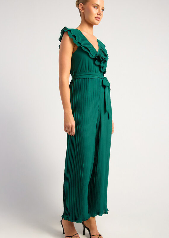 Pleated jumpsuit