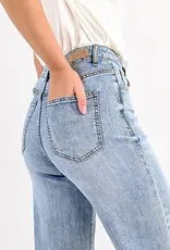 HIGH-WAISTED WIDE-LEG JEANS