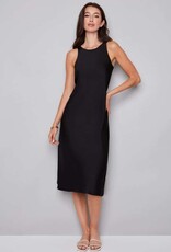 daphne belize satin sleeveless dress